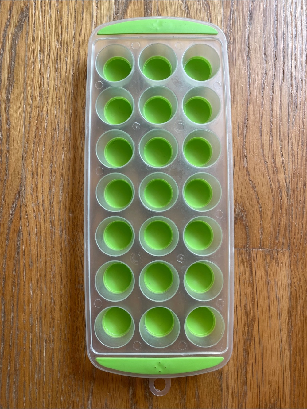 Flexible Green Silicone 21- Cube Ice Tray